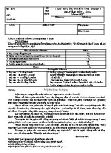 Đề và đáp án kiểm tra giữa học kỳ II Tiếng việt lớp 4 - Năm học 2016-2017